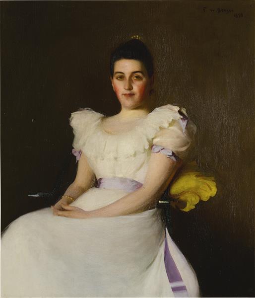 Lavender Trimmings, 1893 - Frank W. Benson