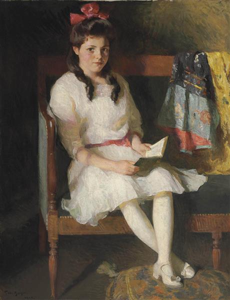 Portrait of Gertrude Russell, 1915 - Frank W. Benson