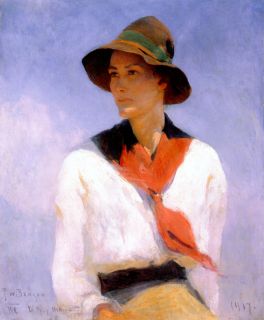 Portrait of Natalie, 1917 - Фрэнк Бенсон