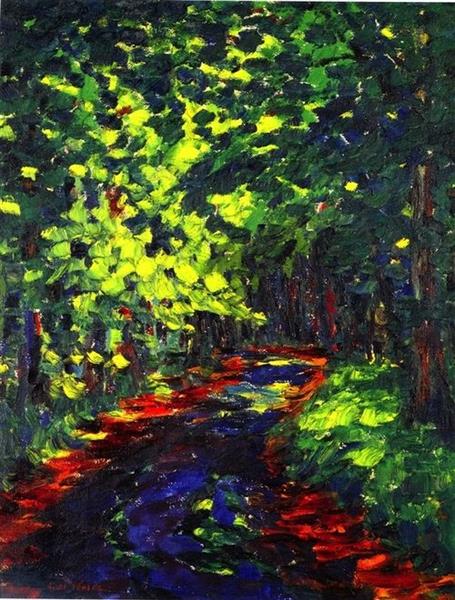 Forest Path, 1909 - Еміль Нольде