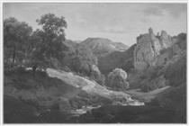 Motif From The Harz Mountains - Carl Friedrich Lessing