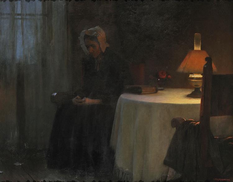 Evening, 1897 - Jakub Schikaneder