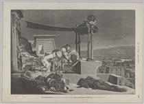 The Bearer of Bad Tidings (from Le Monde Illustré) - Jean-Jules-Antoine Lecomte du Nouy