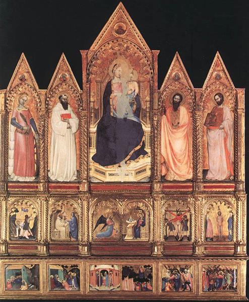 Polyptych with Madonna and Saints, 1355 - 喬凡尼·達·米蘭
