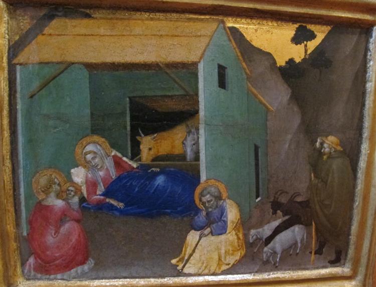 Da Spedale Della Misericordia, Predella 1, Natività, c.1370 - Giovanni da Milano