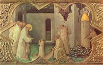 Scene from the Life of St. Benedict - Лоренцо Монако