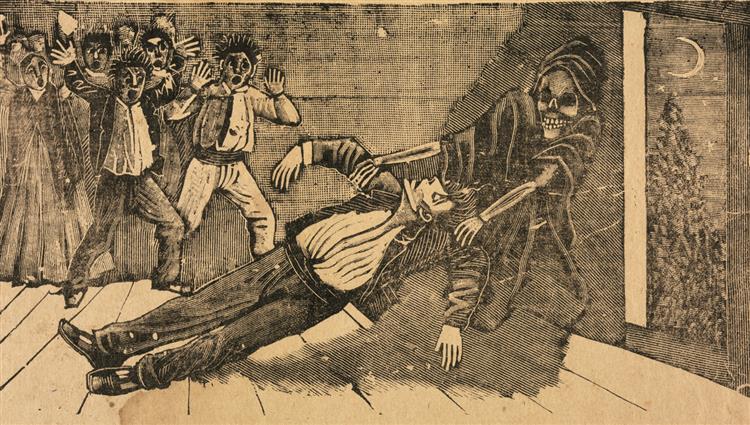 The Phantom of the Mexico City Cathedral - Jose Guadalupe Posada