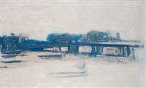 Charing Cross Bridge (study) - Claude Monet