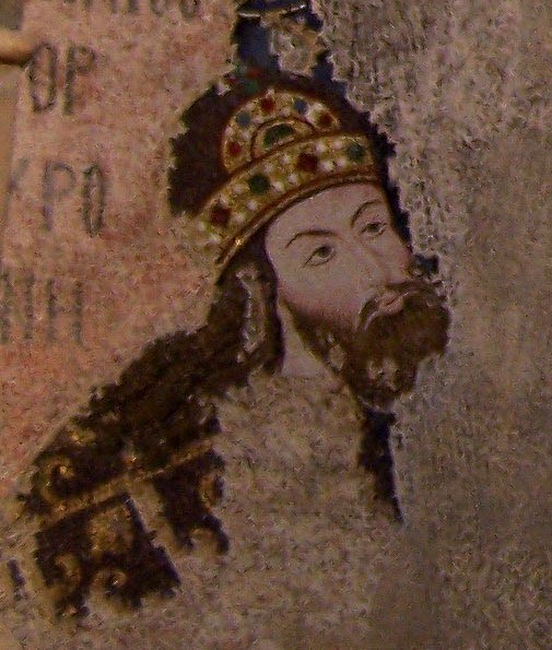 Isaac Komnenos the Porphyrogennetos, 1320 - Byzantine Mosaics