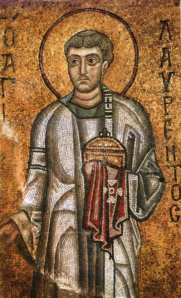 Saint Lawrence, c.1030 - 拜占庭馬賽克藝術