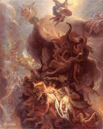 The Fall of the Rebel Angels - Charles Le Brun