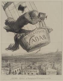 Nadar elevating Photography to Art - Honore Daumier