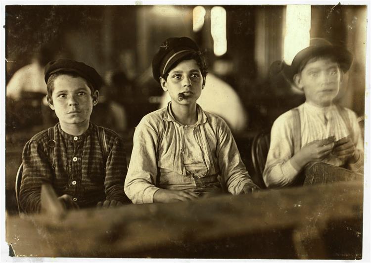 Cigarmakers, Tampa, Florida, 1909, 1909 - 路易斯·海因