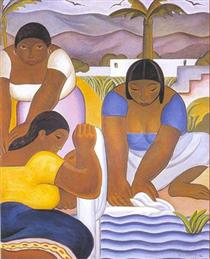 The Washerwomen of the Rímac - Carlos Quizpez Asín