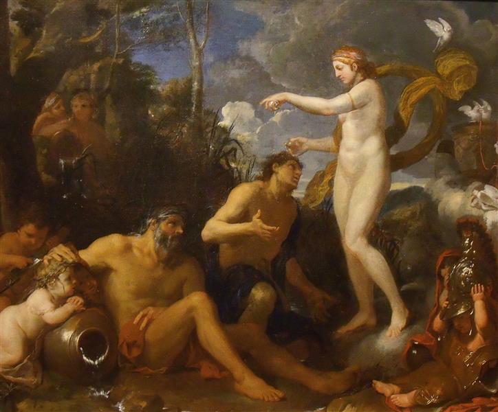 The Deification of Aeneas, 1644 - Шарль Лебрен