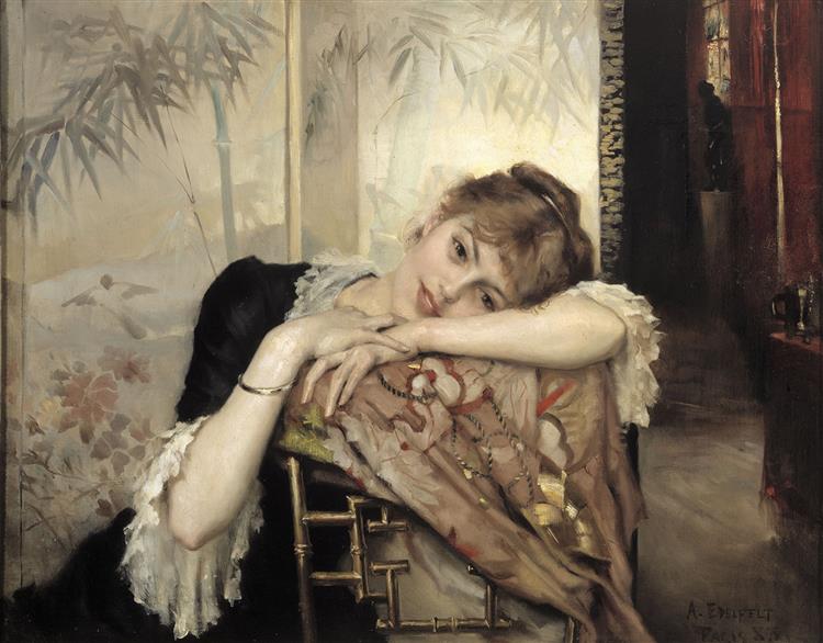 The Parisienne (Virginie), 1883 - Albert Edelfelt