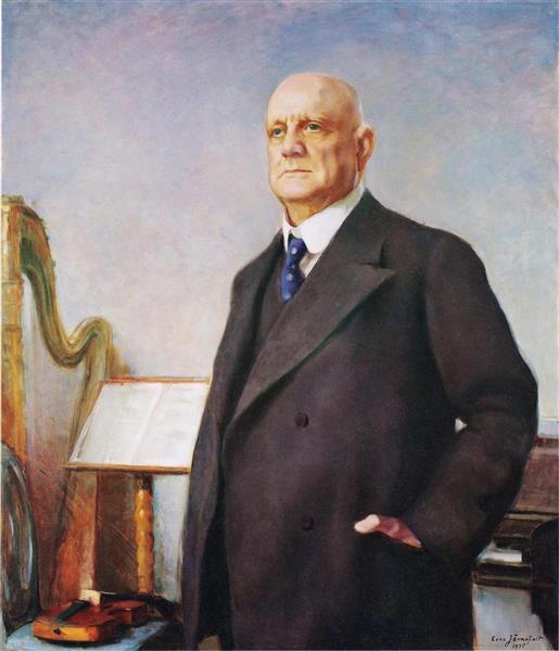 Portrait of Jean Sibelius, 1935 - 埃罗·耶尔内费尔特