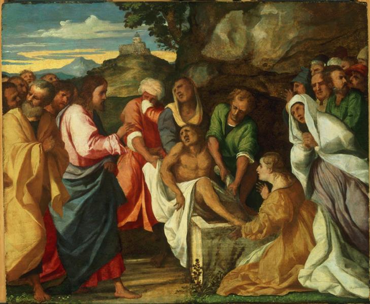 The Raising of Lazarus, 1514 - Palma Vecchio