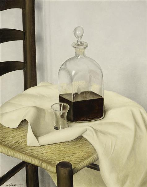 Chair with Bottle, 1928 - Werner Peiner