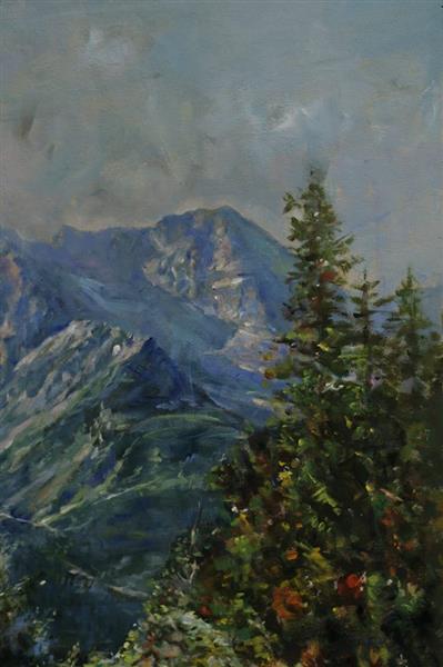 Tatra Mountains. Droga nad Czarny Staw Gąsienicowy - Czesław Jan Pyrgies