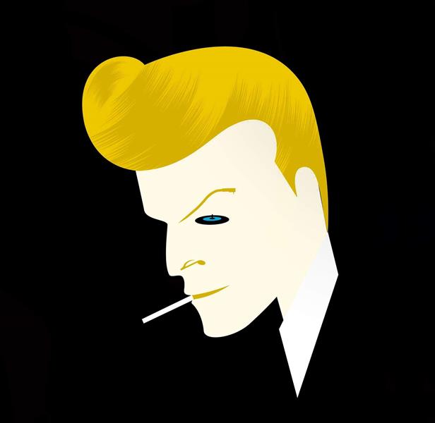 RIP David Bowie - Noma Bar