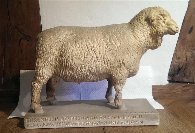 Lebensechte Modelle Preisgekrönter Schafe, 1924 - Ludwig Manzel