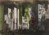Devastation, 1941, City, Panorama of Ruin - Graham Sutherland