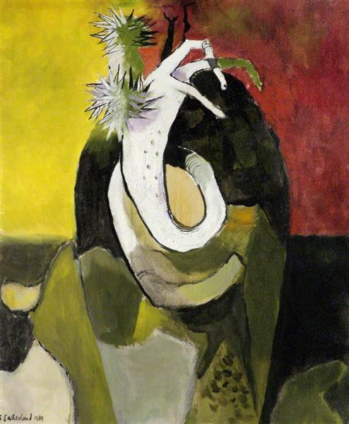Gorse on a Sea Wall, 1939 - Graham Sutherland