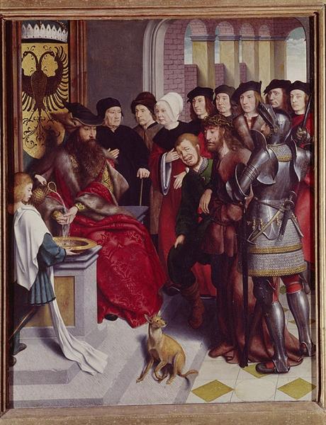 Jesus in front of Pontius Pilate - Jan Joest van Calcar