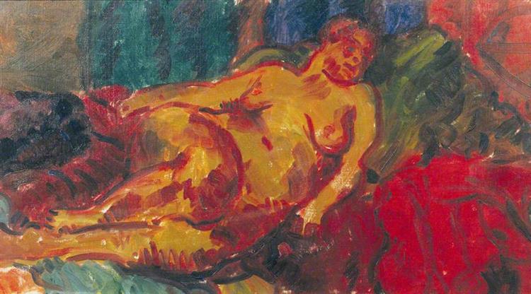 Reclining Nude, 1924 - Matthew Smith