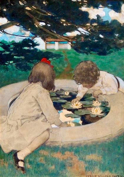 The Lily Pool, 1903 - Jessie Willcox Smith