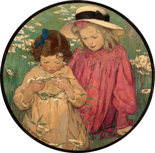 The Daisy Wreath, c.1903 - c.1907 - Jessie Willcox Smith