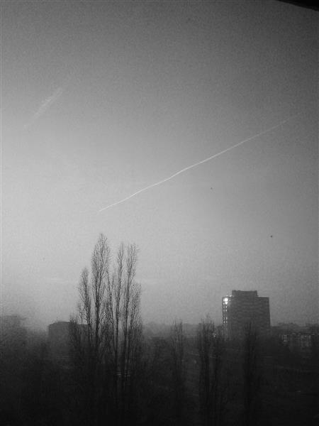 One trace in the sky, 2015 - Alfred Freddy Krupa