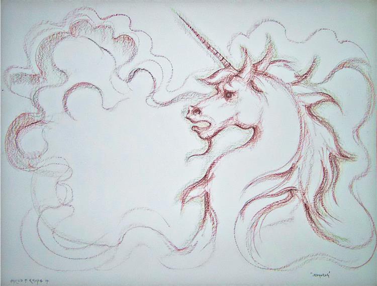 Illustration. The unicorn, 2007 - Alfred Freddy Krupa