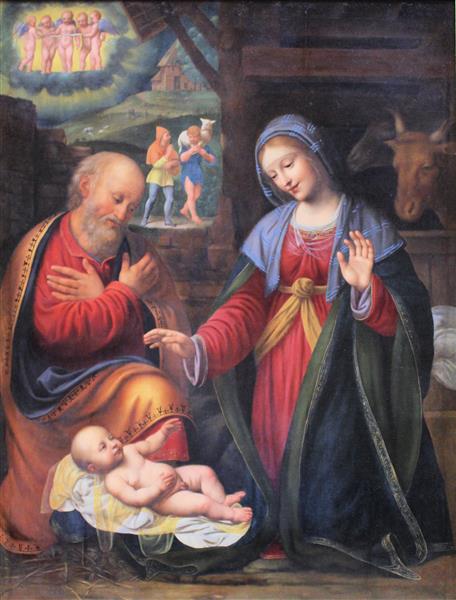 The Born Christ - Бернардино Луини