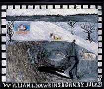 Untitled (Dust Bowl Collage) - William Hawkins