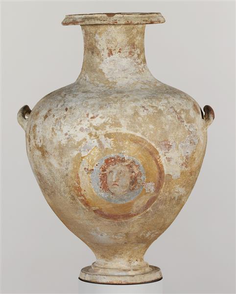 Terracotta Hadra Hydria (water Jar), c.250 BC - Ancient Greek Pottery
