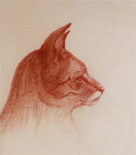 The portrait of the cat (detail), 1994 - 阿爾弗雷德弗雷迪克魯帕