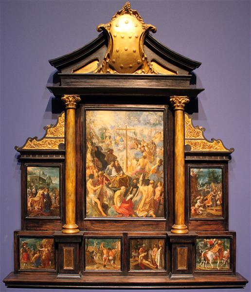 The Altarpiece of the Holy Cross, 1604 - Adam Elsheimer