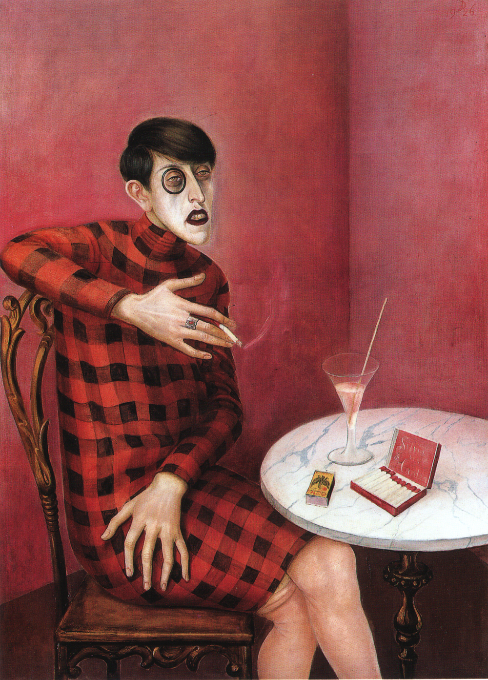 Otto Dix, Portret van de journaliste Sylvia von Harden
