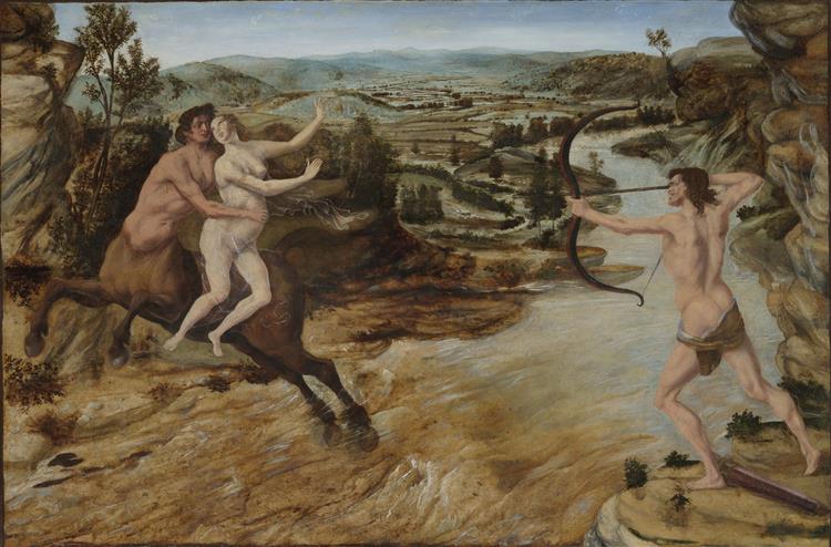 Hercules and Deianira, c.1475 - c.1480 - Antonio del Pollaiolo
