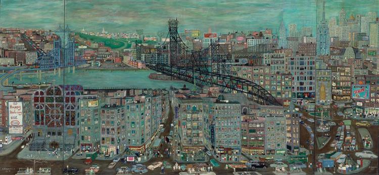 New York City, 1957 - Ralph Fasanella