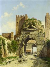 L'Arco Di Druso, Rome - Antonietta Brandeis