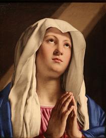 Madonna in Prayer - Giovanni Battista Salvi da Sassoferrato