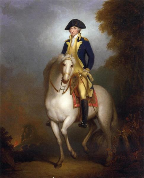 Equestrian Portrait of George Washington - Rembrandt Peale