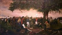Surrender of Santa Anna - William Henry Huddle