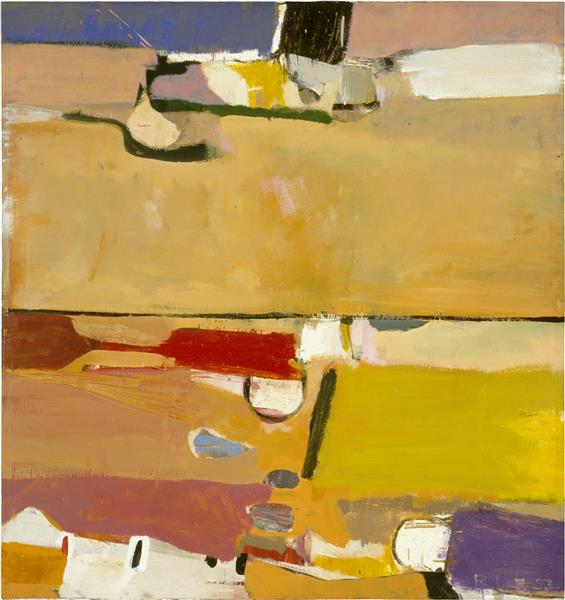 A Day at the Races, 1953 - Richard Diebenkorn