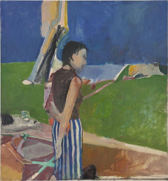 Girl on a Terrace, 1956 - Річард Дібенкорн