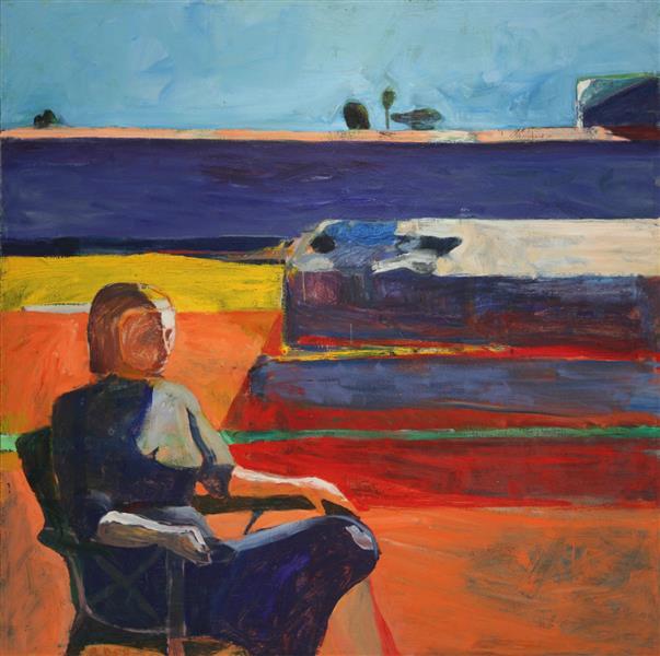 Woman on Porch, 1958 - Richard Diebenkorn