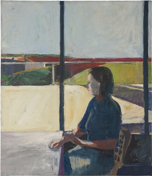 Woman in Profile, 1958 - Річард Дібенкорн